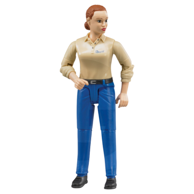Figurka kobiety, niebieskie spodnie - 60408