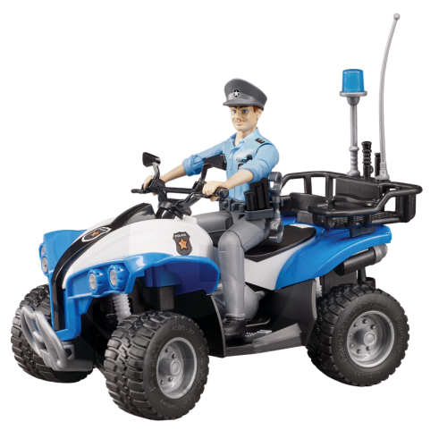 Zabawkowy Quad policyjny z figurką 63010