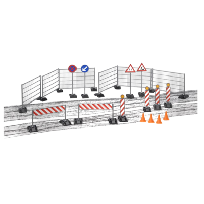 Znaki drogowe i szlabany - Akcesoria do zabawy 62007