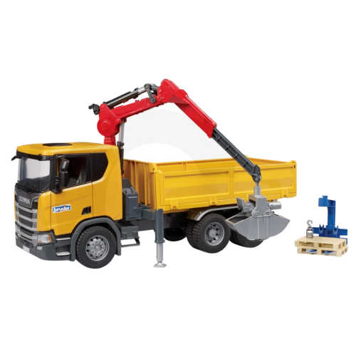 Zabawkowa ciężarówka Scania z ramieniem 3551