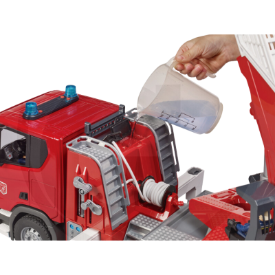 Zabawkowy wóz strażacki SCANIA z drabiną 3591