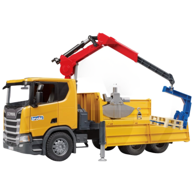 Zabawkowa ciężarówka Scania z ramieniem 3551