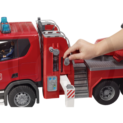 Zabawkowy wóz strażacki SCANIA z drabiną 3591