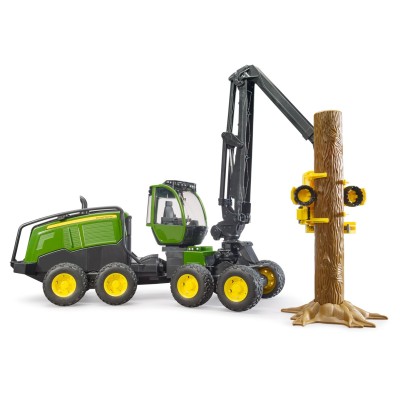 Zabawkowy harwester John Deere 1270G z kłodą 2135