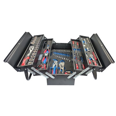 Skrzynka narzędziowa z pełnym wyposażeniem – 88 elementów
