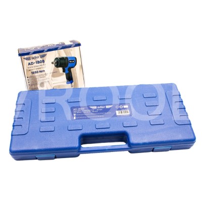 Zestaw: klucz udarowy 1/2" 1650 Nm + nasadki udarowe Cr-Mo 1/2" 35szt