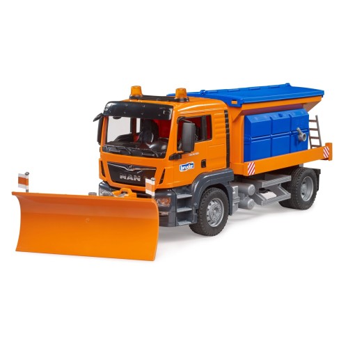 Pługopiaskarka MAN TGS z przednim lemieszem – Bruder 3785