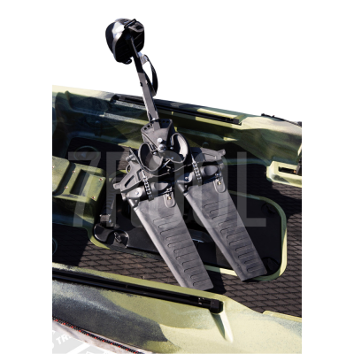 Kajak wędkarski z napędem płetwowym, jednoosobowy - PIKE