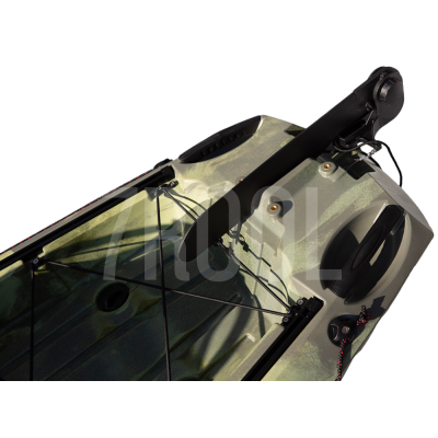 Kajak wędkarski z napędem płetwowym, jednoosobowy - PIKE