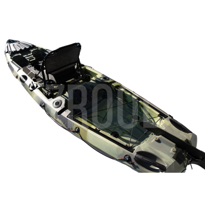 Kajak wędkarski z napędem płetwowym, jednoosobowy - PIKE
