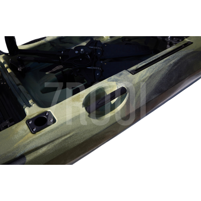 Kajak wędkarski z napędem płetwowym dwuosobowy - TROUT