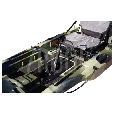 Kajak wędkarski z napędem płetwowym, jednoosobowy - PIKE