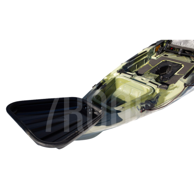 Kajak wędkarski z napędem płetwowym, jednoosobowy - PIKE