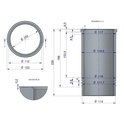 Zestaw naprawczy silnika C-330 ORYGINAŁ URSUS 50000010