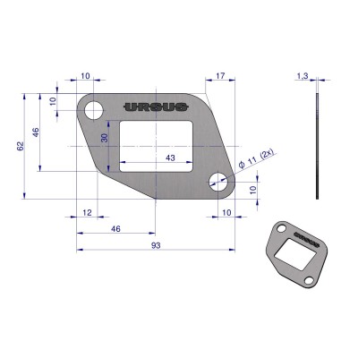 Komplet - zestaw uszczelek głowicy C-330 ORYGINAŁ URSUS