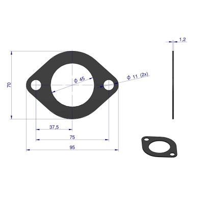 Komplet - zestaw uszczelek głowicy C-330 ORYGINAŁ URSUS