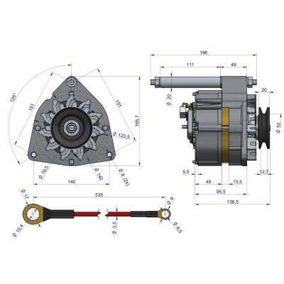 Alternator kompletny C-330 EXPOM KWIDZYN eu