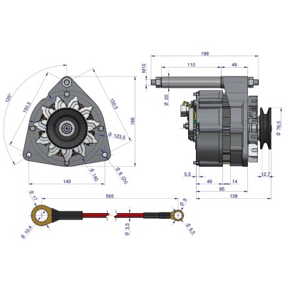 Alternator kompletny C-330 72A EXPOM KWIDZYN eu