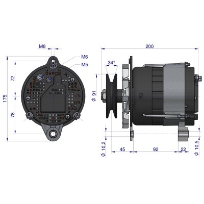 Alternator MTZ 72A EXPOM KWIDZYN eu