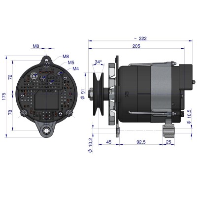 Alternator MTZ 100A EXPOM KWIDZYN eu