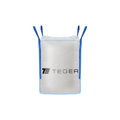 Worek BIG BAG 1000kg. 90 x 90 x 120. 4 uchwyty. Góra otwarta/ Dół zamknięty /TEGER