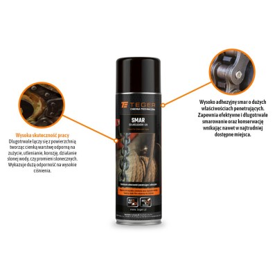 Smar do łańcuchów i lin 500ml / TEGER