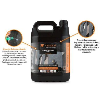 Płyn do czyszczenia elewacji 5l / TEGER