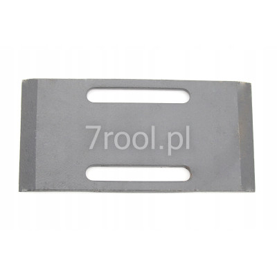 Blacha zagarniająca, skrobak wału Niemeyer 145x70 mm 034102