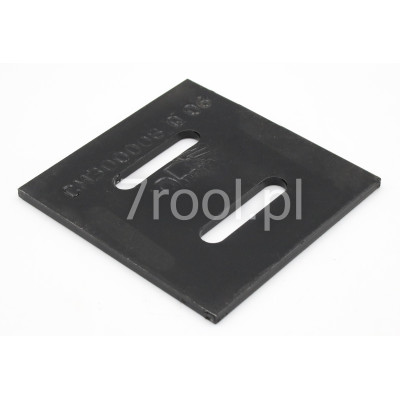 Blacha zagarniająca, skrobak wału Maschio 90x95x4mm M27100539R