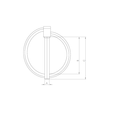 Zestaw zawleczek zatrzaskowych Fi 12 mm