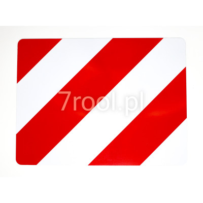 Tablica ostrzegawcza lewa 423x282 mm - 1szt